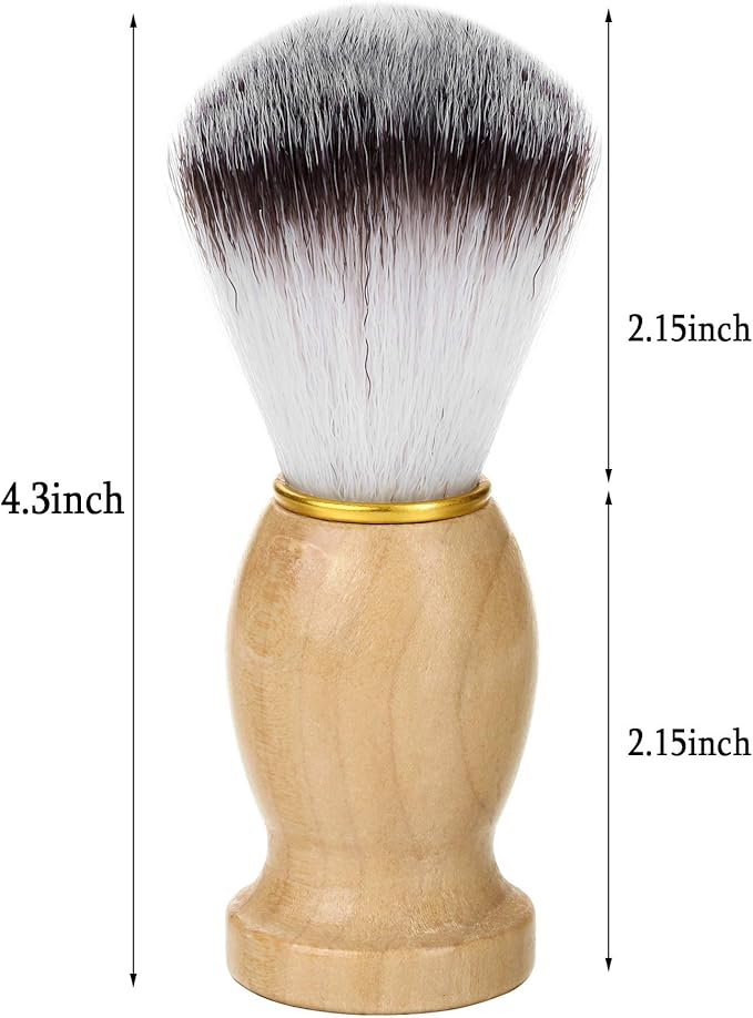 Faleto Stainless Steel Shaving Brush Stand Holder and Soap Bowl Mug Set for Safety Razor Brush