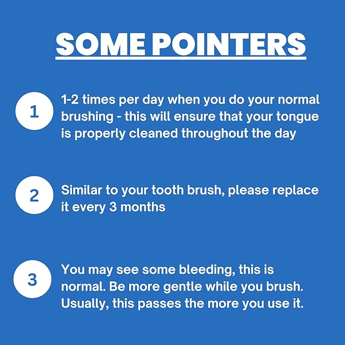 Tongue Cleaner, Tongue Brush, Tongue Scraper for Fresh Breath, Tongue Scraper for Adults | Tongue Scraper for Kid, Tongue Scrapers for Bad Breath Treatment (1 Pack (Brush))