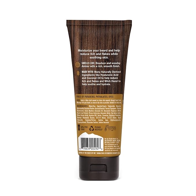 Every Man Jack Beard + Face Recovery Lotion-Moisturizes Relieves Dry Skin and Beard Itch - Light Sandalwood Scent-Made w/Naturally Derived Ingredients like Coconut Oil, and Witch Hazel-3.2oz(2 pack)