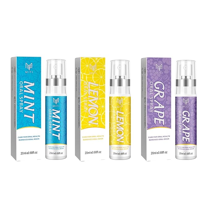 PEGO Oral Breath Spray,Mouth Spray Breath Fresheners,Dry Mouth Spray,Sugar-Free,Long-Lasting,Fights Bad Breath for Adults,pH Balanced,Travel Size(Lemon Flavor*2Pack)