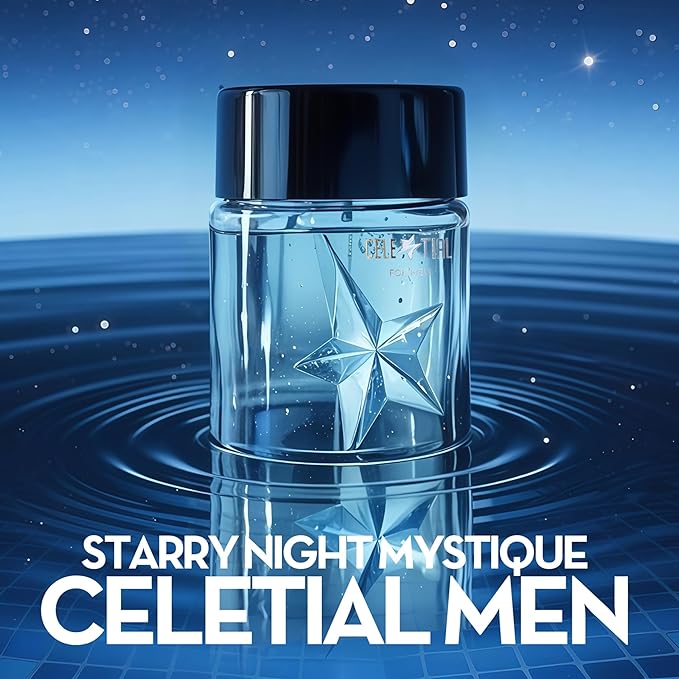 Men’s Cologne Celestial Original Natural Spray Eau De Toilette,Long-Lasting Scent Perfume for Men Elegant Bottle - Great Holiday Gift, 3.4 Fl Oz/100 Ml