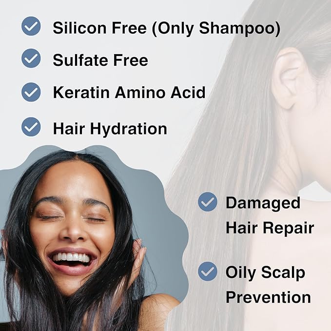 Moist Diane Sulfate Free Shampoo and Conditioner Set for Women & Men, Keratin Shampoo & Conditioner for Damaged Hair by Argan Oil, Protein& Ceramide in Japan, Paraben Free 30.4Fl Oz NIGHT REPAIR