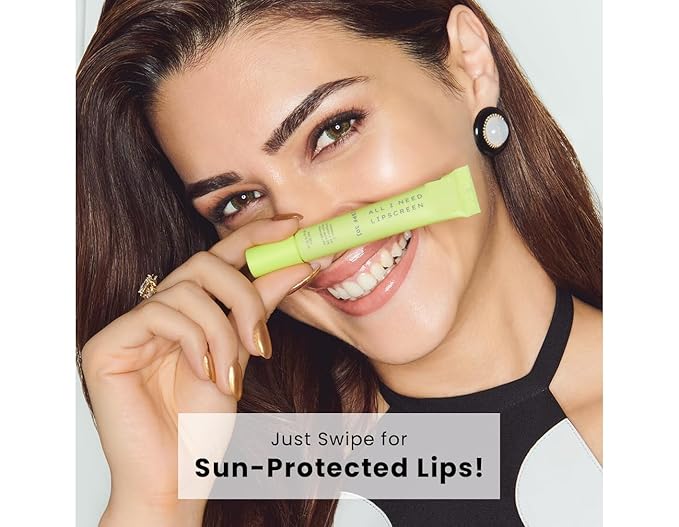VS All I Need Lipscreen with SPF 30 & 2% Kojic Acid - Moisturizing, Sun Protection | Hyphen | Smooth Lips, Tan Removal for Women and Men | Lip Balm SPF | Chapped Dry Lips | Peptide- 10 gm