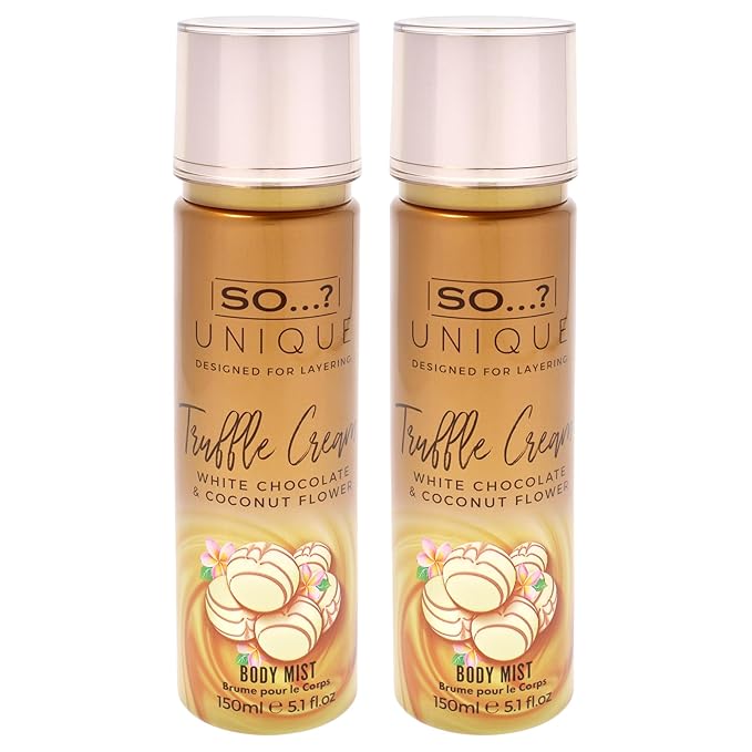 Unique Body Mist - Truffle Cream by So…? for Women - 5.1 oz Body Mist - Pack of 2