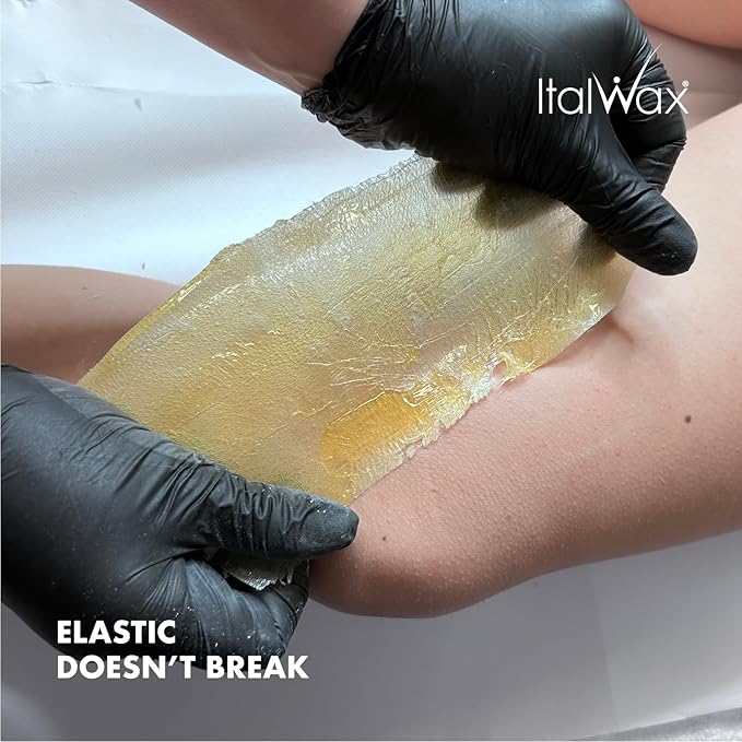 Italwax Natural - 1kg / 2.2lb - Hard wax beads for hair removal - Natural formulation ideal for all skin type - Unscented - Recommended for Bikini Area and Armpits