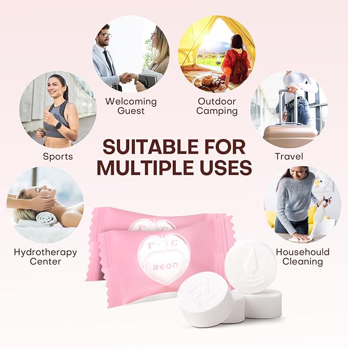 Disposable Face Towel 300 Count Instant Expansion Compressed Towel Tablets 9×7.5 Inch Washcloths for Women Compact Cloths Storage for Skincare Makeup Removal Facial Cleansing Gym Fitness (Pink)