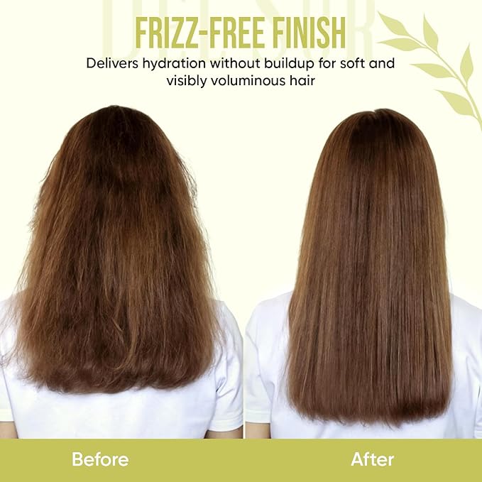 DEL SUR Hydrating Shampoo and Conditioner Set | 16 fl oz Each | with Camellia Japonica, Squalane, Hyaluronic Acid, Baobab Extract & Biotin | Deep Moisture for Dry, Damaged Hair