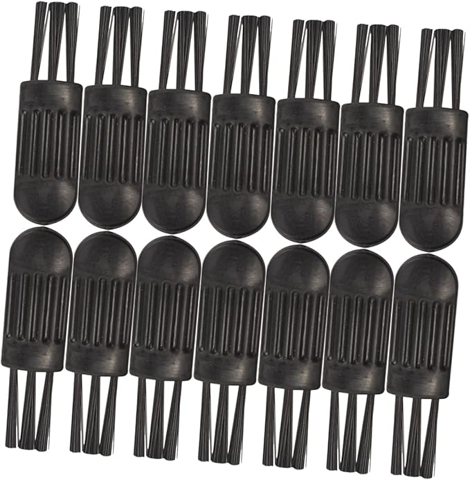 NOLITOY 400pcs Nose Hair Trimmer Cleaning Brush Ergonomic Electric Shaver Brush for Men and Lightweight Facial Hair Grooming Tool for Travel and Home Use