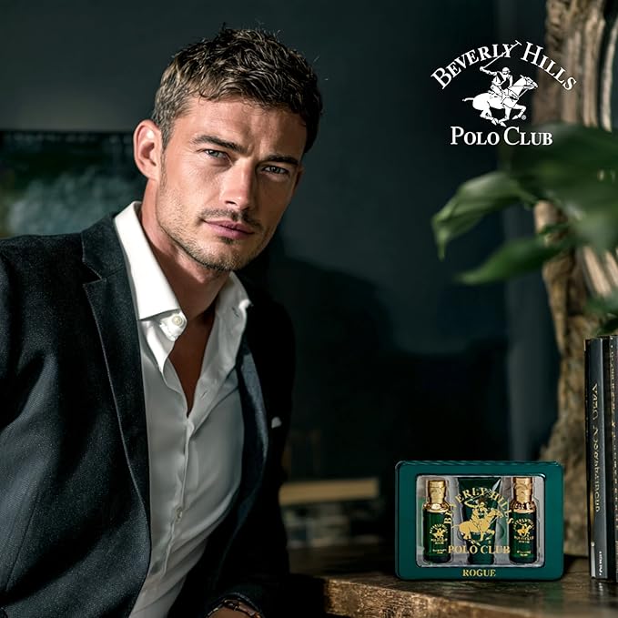 Beverly Hills Polo Club Rogue For Men Eau de Toilette Spray - Fresh Woody Fragrance - 105 ML