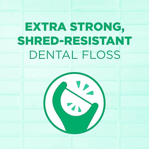 GUM Professional Clean Floss Picks - Extra Strong Shred-Resistant Floss, Easy Grip Handle - Dental Flossers for Adults - Fresh Mint Flavor, 90 Count (Pack of 3) 270 Total