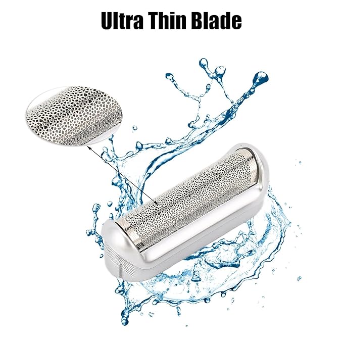 1Pc 5S Razor Replacement Foil and Cutter for Braun, Replacement Shaver Part Cutter Accessories for Braun M90 M60 P40 P50 P60 P70 P80 555 575 370, Men's Electric Shaver Replacement Heads, Men's