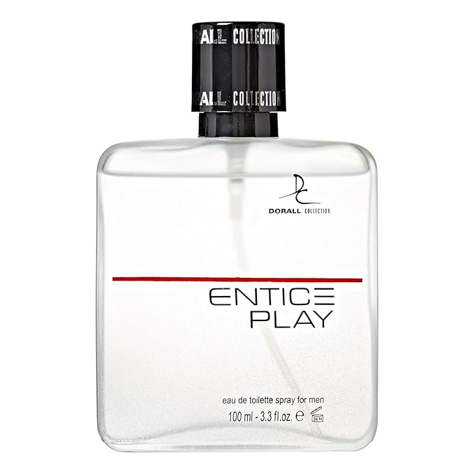 ENTICE PLAY BY DORALL COLLECTION COLOGNE FOR MEN 3.3 OZ / 100 ML EAU DE TOILETTE SPRAY