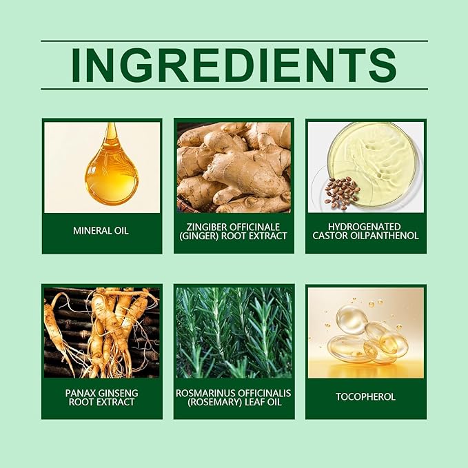 Ginger Hair Care Liquid, 2025 Hair Conditioner, Gentle Moisturising Hair, Hair Conditioner for Regrowth & Loss Treatment, Thickness in Thinning Hair and Hair Loss
