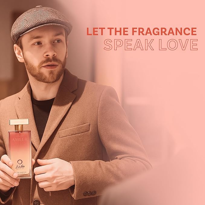 OUD AMEER | Men's Fragrance | Perfume for Men | Musky top note | 100 ml pack | 3.4 Fl. Oz. | Amber and Oriental fragrance | Gift for Men | Eau de Parfum EDP