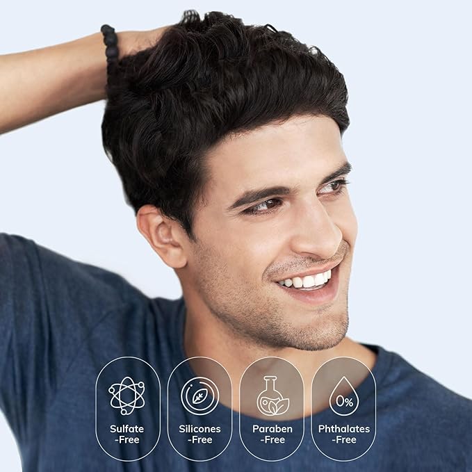 DHT Blocking Shampoo for Men - Hair Thickening & Anti Hair Loss Shampoo with Saw Palmetto, Biotin & Rosemary for Hair Growth - 2-in-1, Sulfate-Free, 10oz