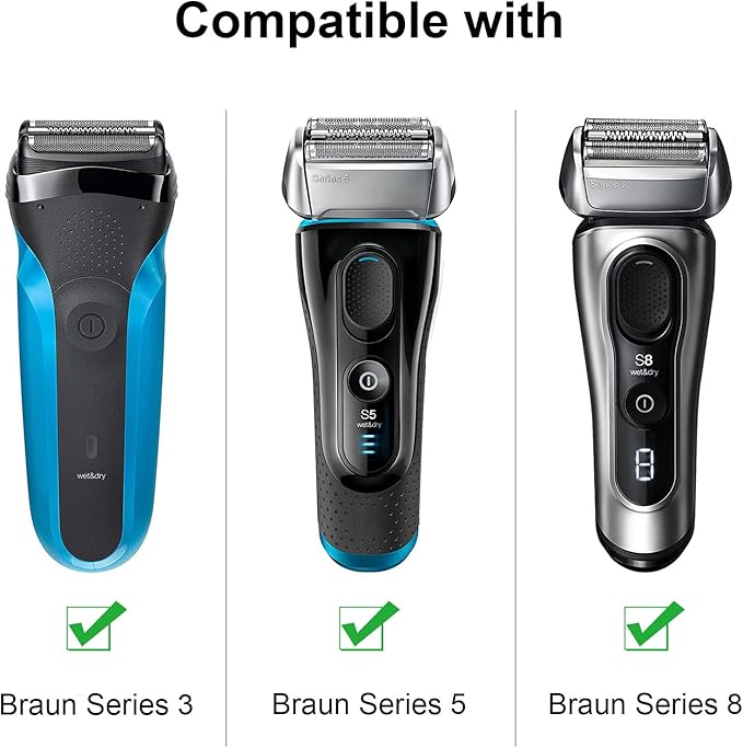 LinMei Electric Shaver Case Razor Travel Carrying Box Shaver Storage Bag Compatible with 3010s 3040s 310s 720s 790c 9030cc 9050cc Men's Electric Razor and Accessories