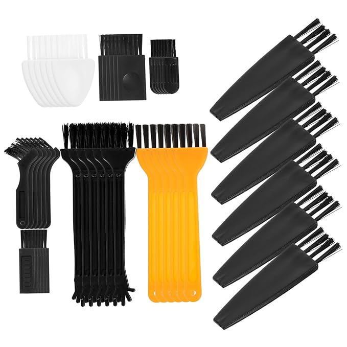 48Pcs Mini Cleaning Brush Set for Electric Shaver Hair Clipper and Beard Care Small Razor Cleaner Ergonomic Design for Grooming