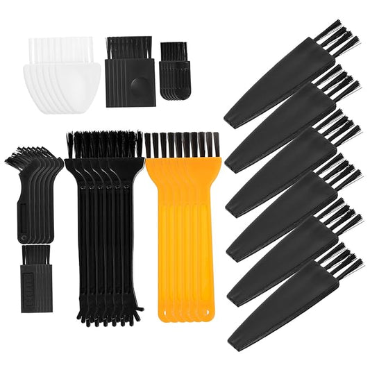 48Pcs Mini Cleaning Brush Set for Electric Shaver Hair Clipper and Beard Care Small Razor Cleaner Ergonomic Design for Grooming