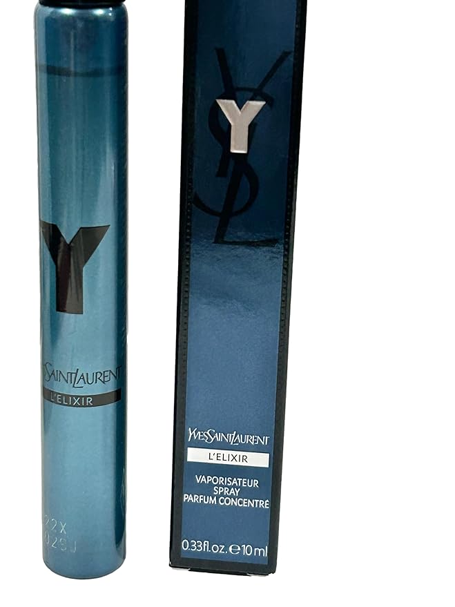 Yves Saint Laurent Y ELIXIR MEN YSL L'ELIXIR Travel Spray Perfume MEN 10 ml / 0.33 Fl Oz