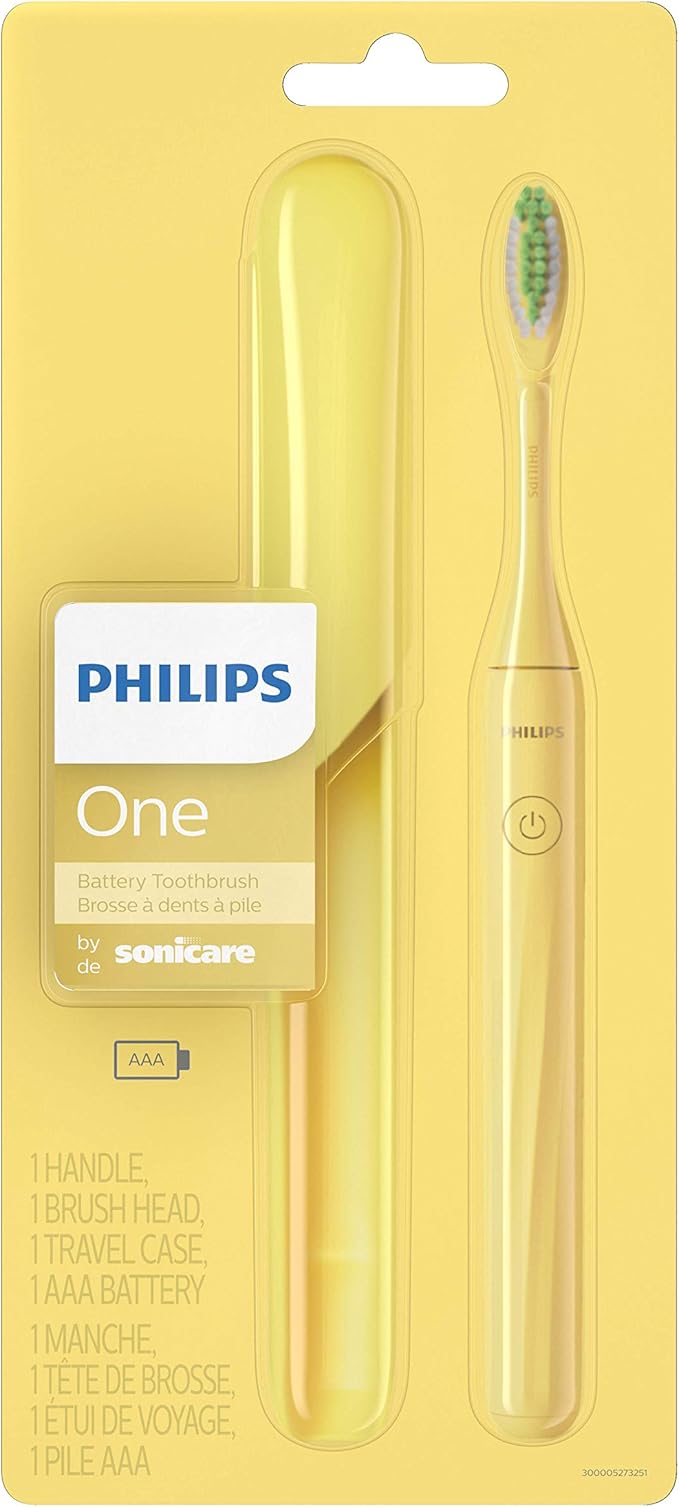 Philips Sonicare Battery Toothbrush, Mango Yellow, HY1100/02