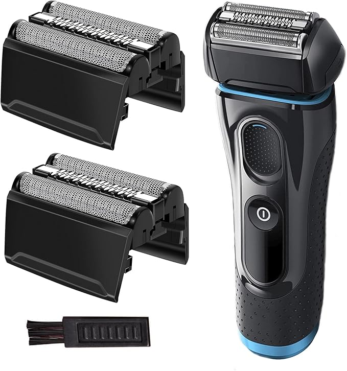 52B Series 5 Replacement Head for Braun Electric Shaver, S5 Wet and Dry Replacement Foil and Cutter Compatible with 5190cc 5090 5020 (2 Count)