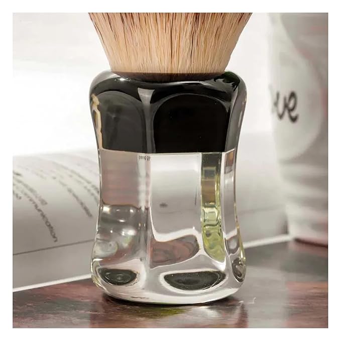 Yaqi Robin Synthetic Clear Handle Shaving Brush