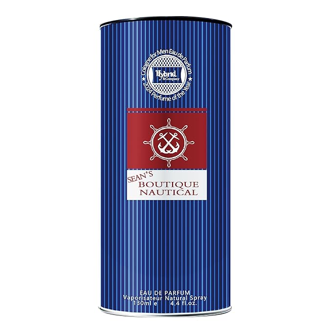Hybrid & Company Sean's Boutique Nautical Men’s Classic Scent Perfume Eau De Toilette Spray 130 ML