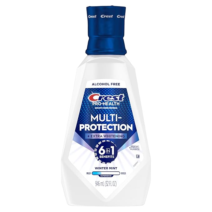 Crest Pro-Health Advanced Mouthwash, Alcohol Free, Extra Whitening, Energizing Mint Flavor, 946 mL (32 fl oz)