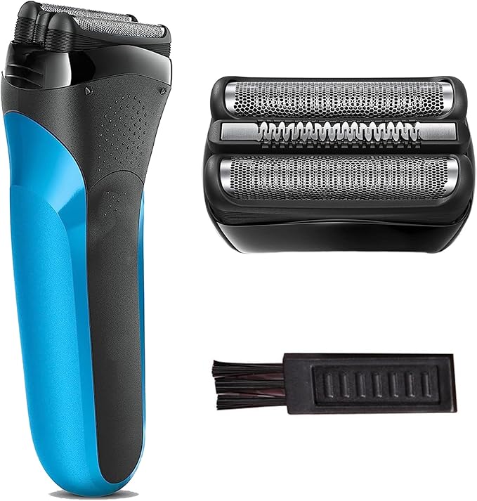 21B Series 3 Replacement Head for Braun Electric Shaver, S3 Wet and Dry Replacement Head Compatible with Braun Series 3 Foil and Cutter 300s, 310s, 3010BT (1 Count)