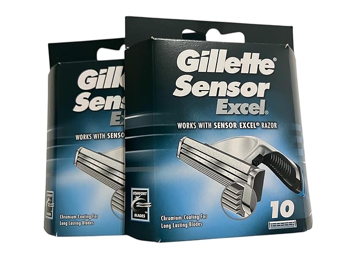 Gillette Sensor Excel Cartridges - 10 ct, Pack of 2