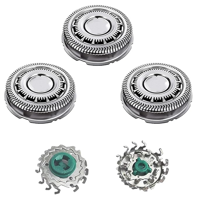 SH60/72 Replacement Head Compatible with Philips S6000 Razors, SH60 Replacement Blades Compatible with Norelco Series 6000 Shaver, SH60 Shaving Head Replacement for S6880/81, S6810/82, S6850/85