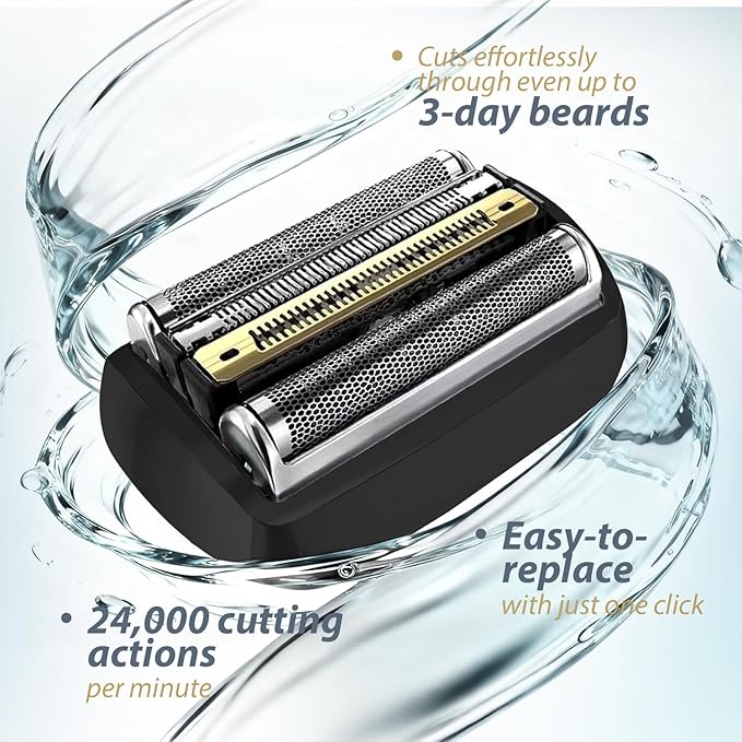 92B Electric Replacement Shaver Head Compatible with Series 9 Shaving Razor Head, Suitable for S9 9290cc, 9291cc, 9370cc, 9376cc, 9293s, 9260s, 9295cc, 9385cc,for men.