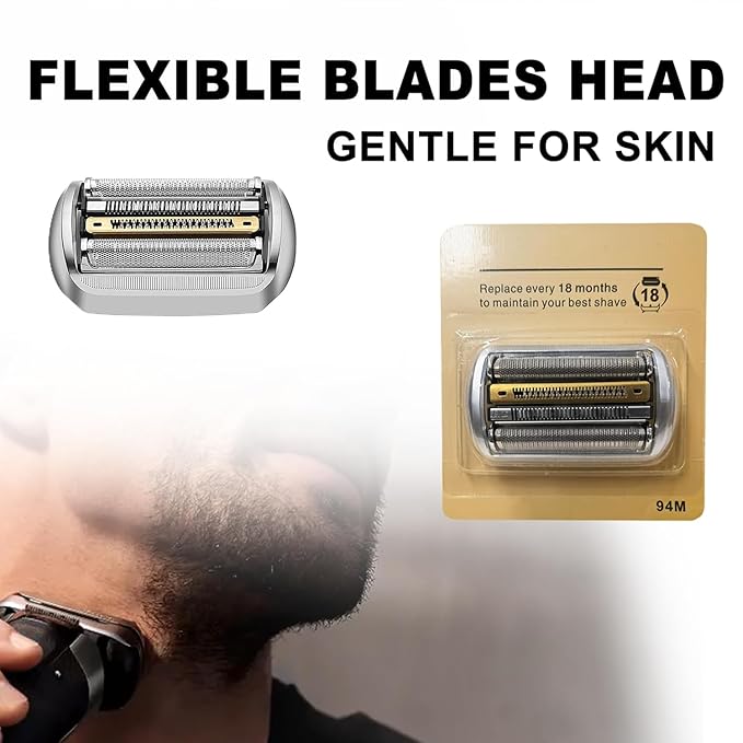 94M Electric Replacement Shaver Head Accessories Series 9 Pro Electric Shaver blade Compatible with Braun series 9 pro 9290cc, 9291cc, 9370cc, 9376cc, 9293s, 9260s, 9295cc, 9385cc and so on