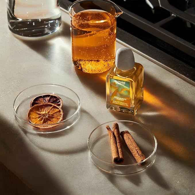 Future Society Reclaimed Flame Perfume - Rich Citrus Eau de Parfum with Notes of Bergamot, Grapefruit & Eucalyptus - Luxury Perfume Inspired by Africa's Wildflower - Modern Unisex Fragrance - 50ml