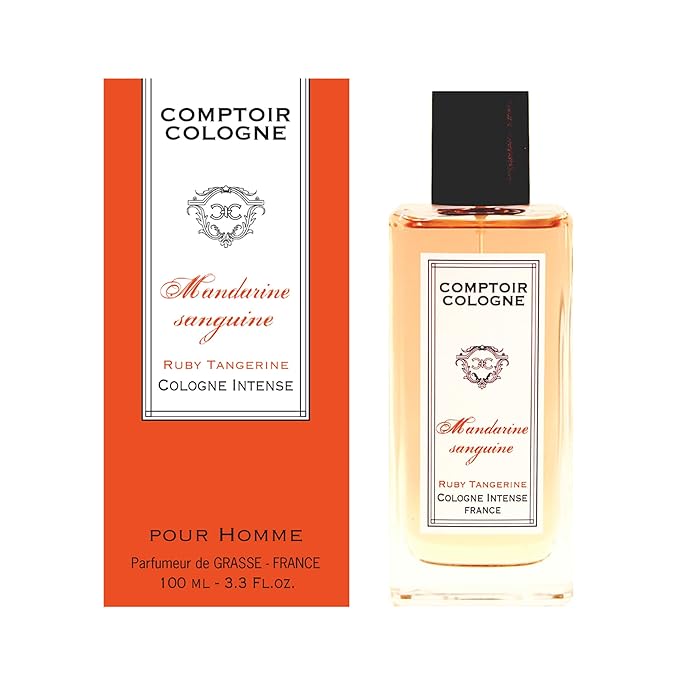 Ruby Tangerine Intense - Fruity and Invigorating Cologne for Men - Long-Lasting Men's Cologne - Mandarin and Citrus Notes - 3.3 oz
