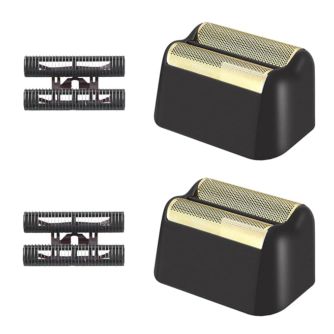 For wahl Shaver Foil Replacement, Compatible with Wahl Shaver Super Close Replacement Foil Head for Shaver 07031-100, 07043 (Black 2PACK)