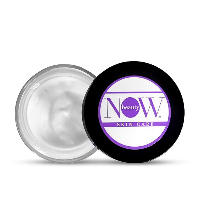 NOW Beauty Polyglutamic Plus Hyaluronic Acid Night Cream - Deeply Hydrating Moisturizer - Overnight Anti-Aging Cream for Face - Vegan – Sulfate & Paraben Free - For Men & Women - Travel Size - 1.7 oz