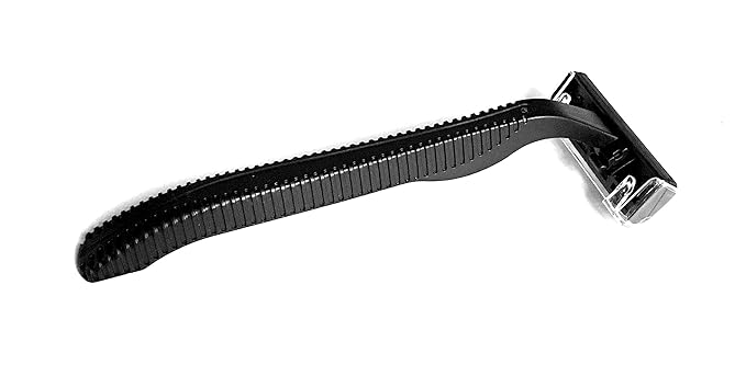 200 Box of Bullet Blades Black Razor Blades Disposable Stainless Steel Hospitality Quality Shavers High End Twin Blade Razors for Men and Women