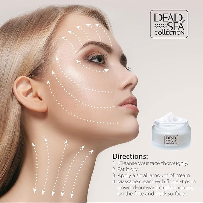 Dead Sea Collection Day Cream for Face with 2% Retinol, Dead Sea Minerals, and Vitamin E – Anti Aging Nourishing Skin Care Moisturizer to Reduce Wrinkles (1.69 fl. oz)