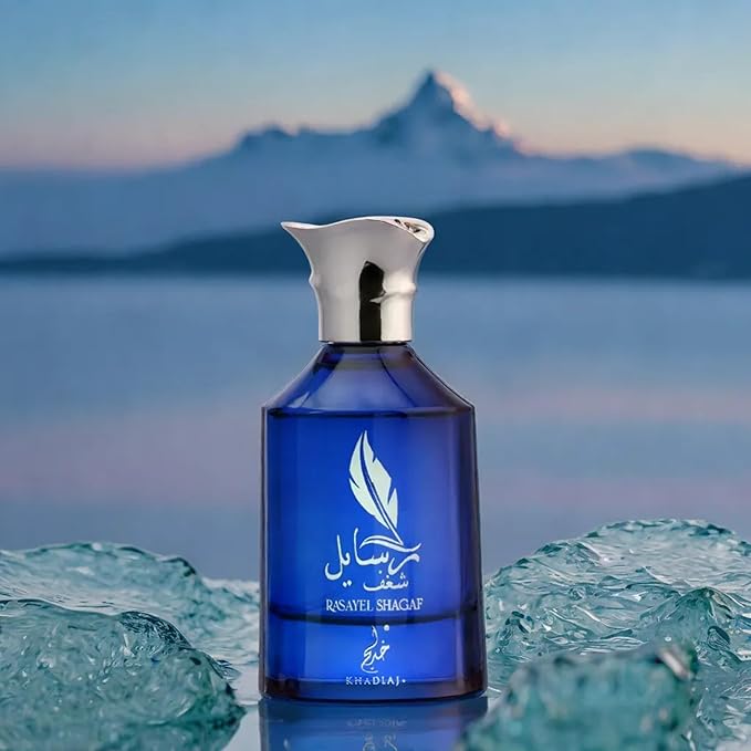Khadlaj Rasayel Shagaf Eau De Parfum Spray for Men, 3.4 Ounce