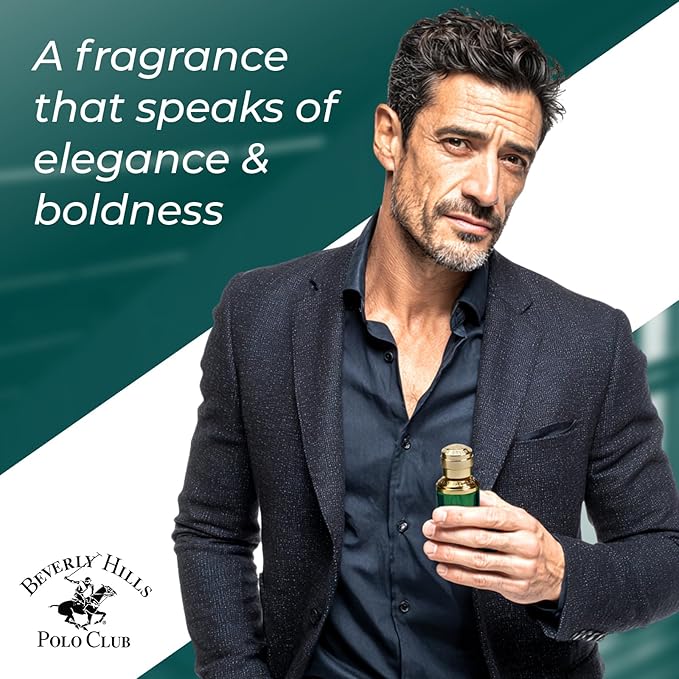 Beverly Hills Polo Club Rogue For Men Eau de Toilette Spray - Fresh Woody Fragrance - 105 ML