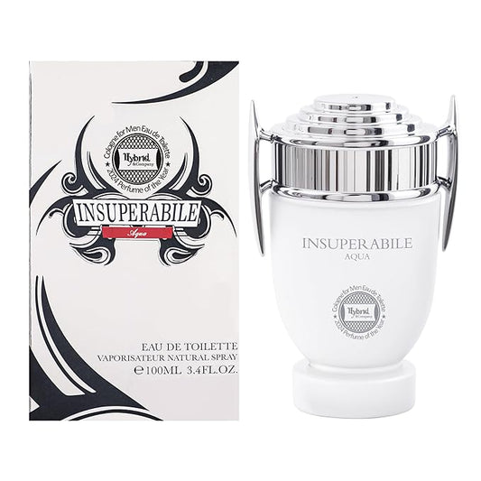 Hybrid & Company Courageous Pour Homme Aqua For Men Eau De Parfum Insuperablile Natural Spray 3.4 Fl Oz