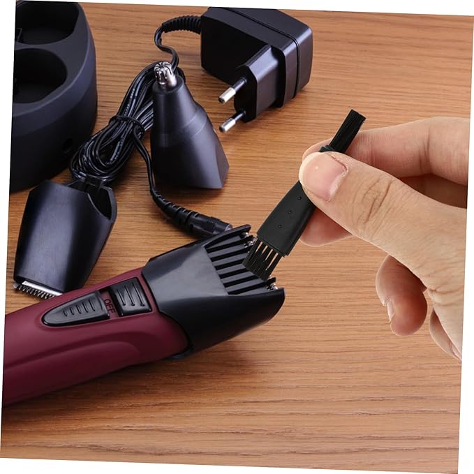 FOMIYES 50pcs Double Ended Electric Shaver Cleaning Brush Shaver Cleaning Tool Replacement Brush for Face Body Trimmer for Electric Razor