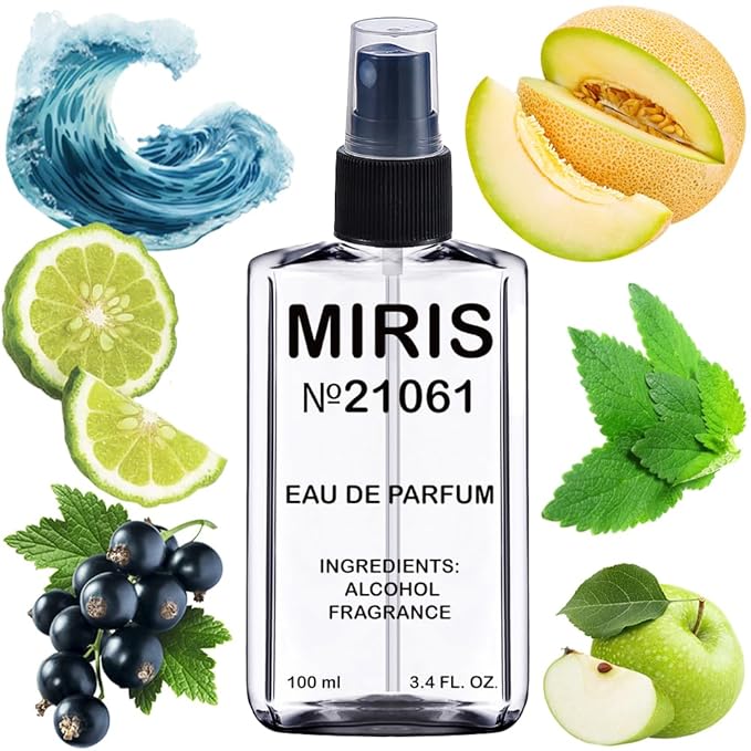 MIRIS No. 21061, Inspired by Blue Seduction, Long-Lasting Eau de Parfum for Men, Spray 3.4 Fl Oz / 100 ml