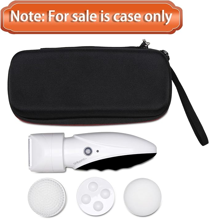 LTGEM Hard Travel Storage Carrying Case for Conair GIRLBOMB Shaver and Body Polish Kit for Women - Travel Carrying Electric Razor Hard Case