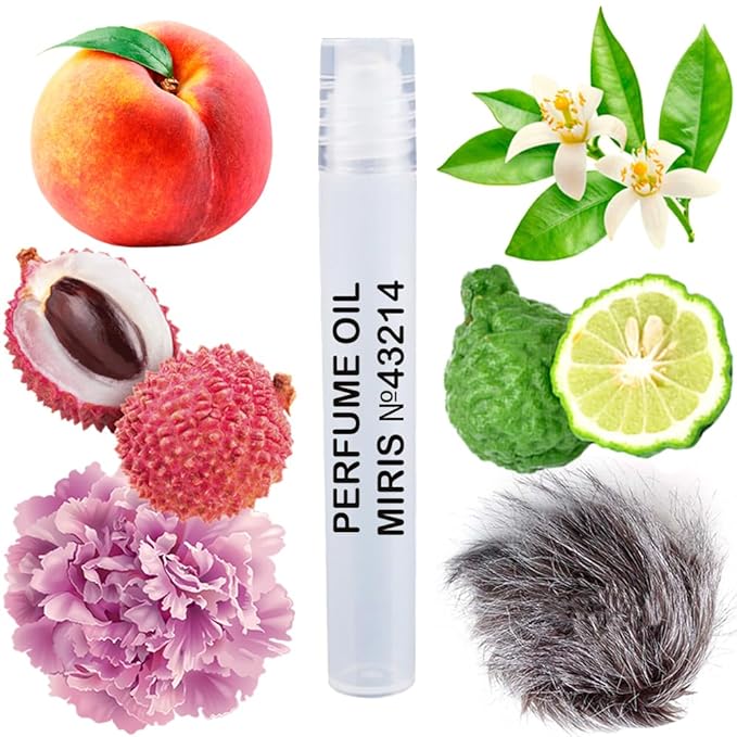 MIRIS No. 43214, Inspired by Fleur Narcotique, Long-Lasting Unisex Perfume Oil for Women & Men Roll-On, Rollerball 0.34 Fl Oz / 10 ml