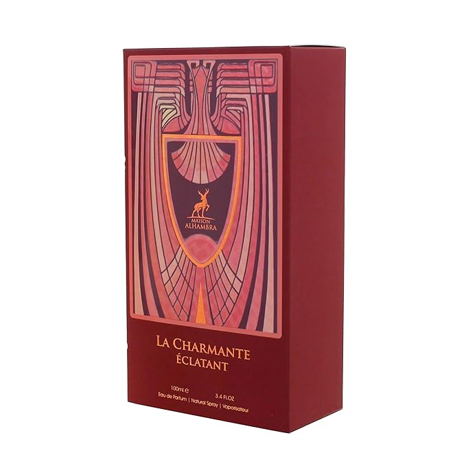 Maison Alhambra La Charmante Eclatant for Unisex Eau de Parfum Spray, 3.4 Ounce / 100 ml