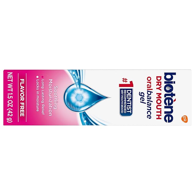 Biotene OralBalance Moisturizing Gel, Alcohol Free Gel and Dry Mouth Gel, Flavor Free - 1.5 oz