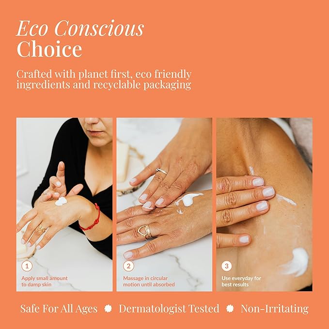 Refreshing Citrus Hand & Body Lotion with Shea Butter, Jojoba & Olive Oil – Natural Moisturizer, Non-Greasy, 8 fl oz Gentle - Hydrating for Dry & Delicate Skin - Family-Friendly & Vegan