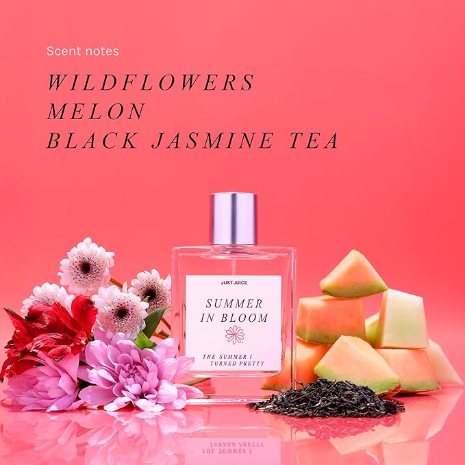 Just Juice - The Summer I Turned Pretty Summer in Bloom - Fresh, Sun-Kissed Floral Perfume for Women and Men - 3.4 oz